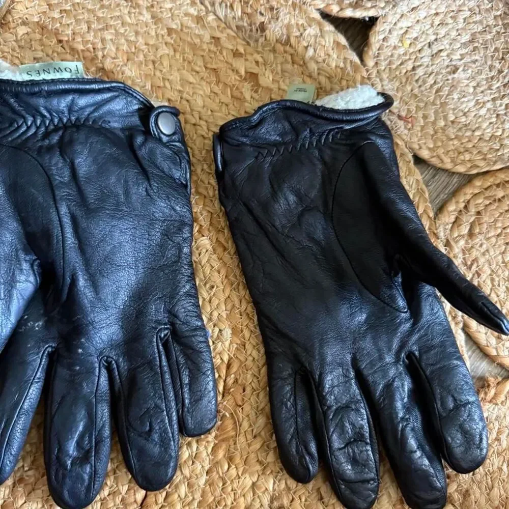 Source Unknown black leather